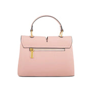 Suvra Beige Faux Leather Hand Bag Elegant Everyday Companion