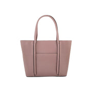 Suvra Beige Faux Leather Tote Bag for Women